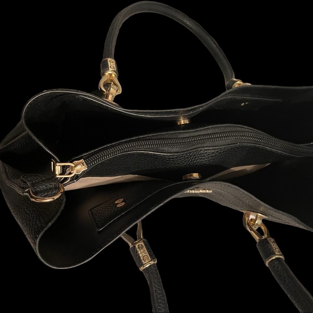 Brand New Black and Gold Coach Purse